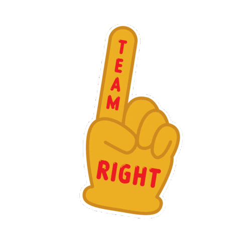 Team Right Sticker by TWIX
