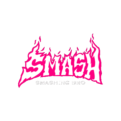 Fire Smash Sticker