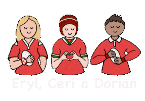 In Love Wales Sticker by Cartrefclyd