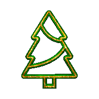 Christmas Tree Sticker by Omer Studios