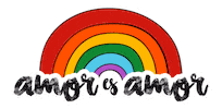 Rainbow Love Sticker by Mandhala