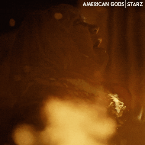 Burning On Fire GIF by American Gods