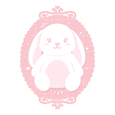 Pink Bunny Sticker