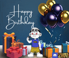 Celebrate Birthday Party GIF by Zhot