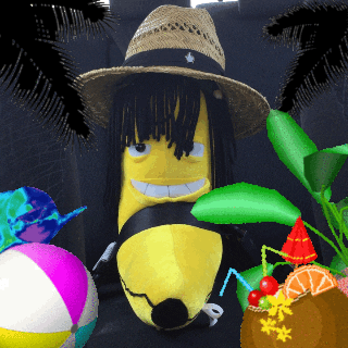 Vacation Banana GIF by GIPHY CAM