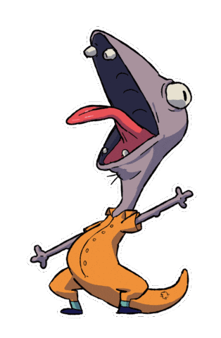 Scream Dinosaur Sticker