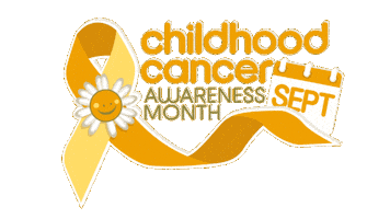 Yellow Ribbon Cffc Sticker by Cancer Fund For Children