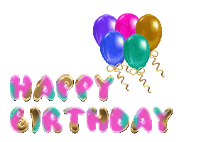 Celebrate Happy Birthday Sticker