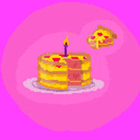 birthday cake pizza GIF
