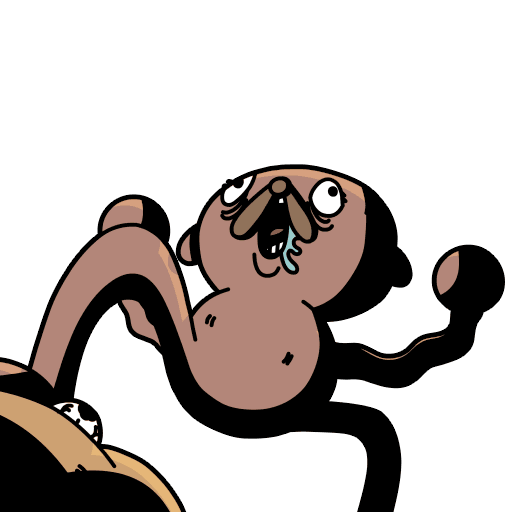 Cartoon Stone Sticker