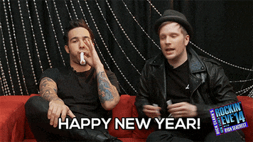 happy new year GIF by New Year's Rockin' Eve