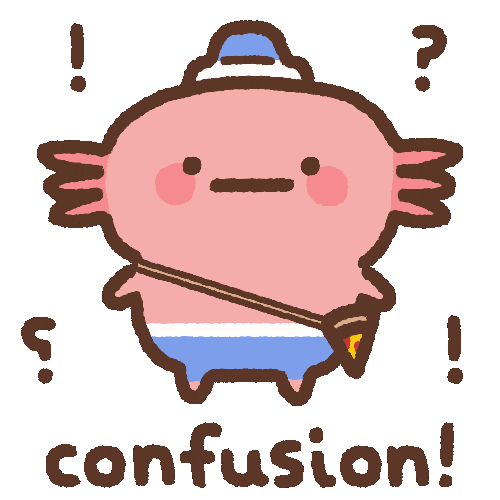 Confusion What Sticker by Simian Reflux