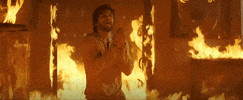 Scared Fire GIF by Eros Now