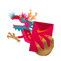 New Year Dragon Sticker by Nike Hong Kong