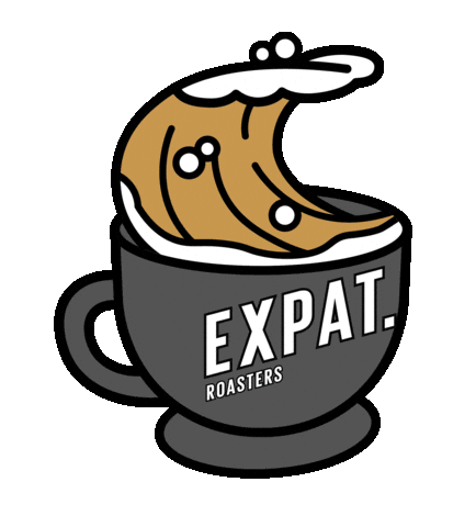 Coffee Time Sticker by Expat Roasters