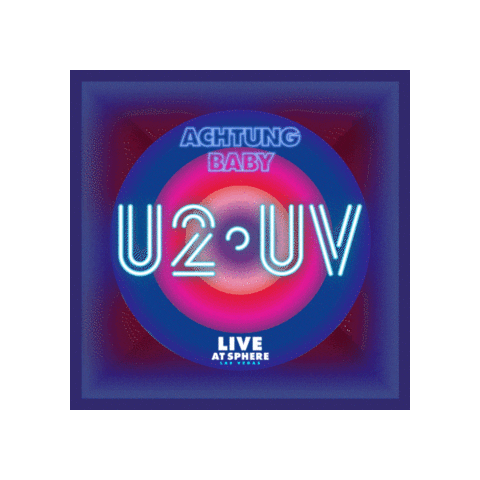 Achtung Baby Sphere Sticker by U2