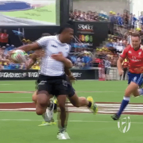 rugby sevens try GIF by World Rugby