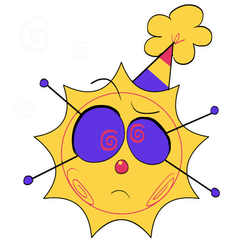 Sun Sticker