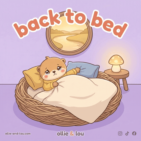 Sleepy Miss You GIF by Ollie & Lou