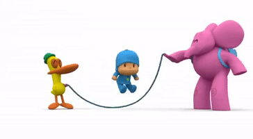 KyokoSakura pocoyo jumprope GIF