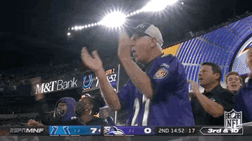 Baltimore Ravens Applause GIF by NFL