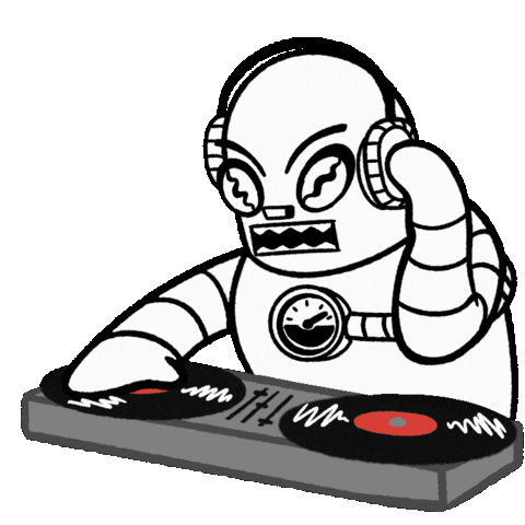 Dj Vinyl Sticker by Lunchbox Records