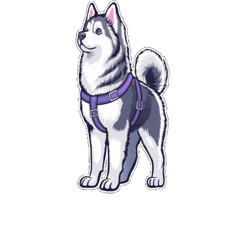 Dog Pet Sticker by 4fluffy.shop