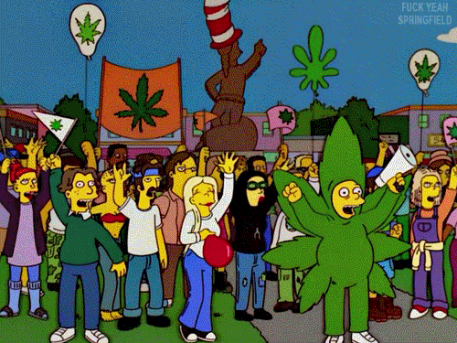 The Simpsons Weed GIF - Find & Share on GIPHY