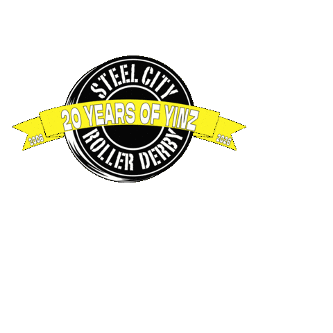 Roller Derby Arrow Sticker by Steel City Roller Derby