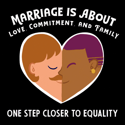 Marriage is about love, commitment, and family - one step closer to equality