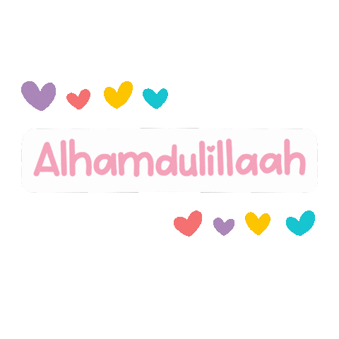Lettering Islam Sticker