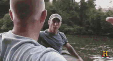 high five swamp people GIF