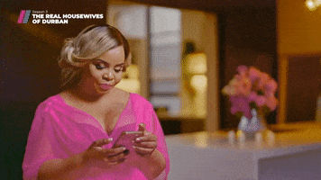 Real Housewives Text GIF by Showmax