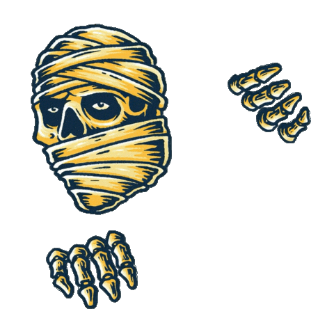 Halloween Egypt Sticker by Knobby
