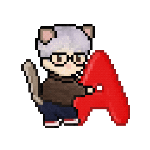 Happy Birthday Pixel Sticker