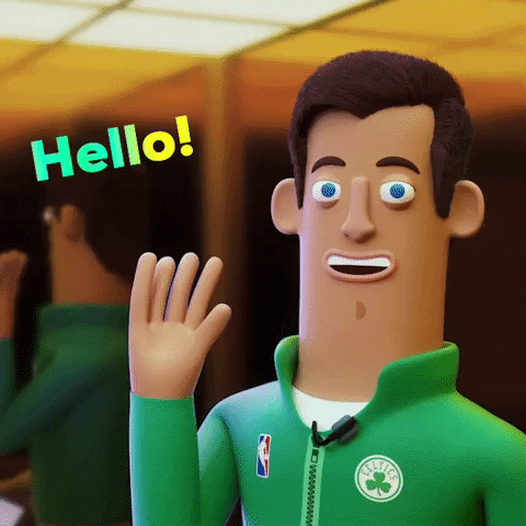 Boston Celtics Hello GIF by REACTIV