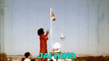Jai Hind Indian GIF by Sai Young Messengers