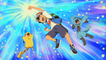 Happy Jump GIF by Pokémon