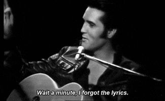 Elvis Presley Lyrics GIF
