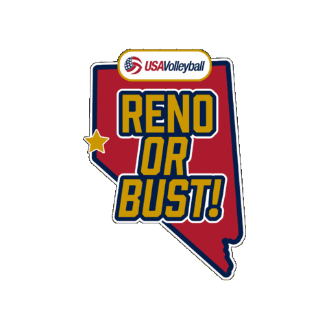 Reno Nevada Sticker by USA Volleyball