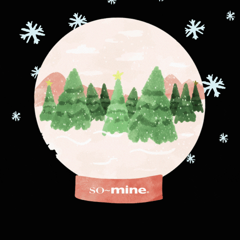 somineproducts snow winter globe wishes GIF