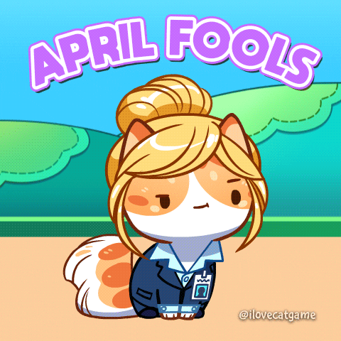 April Fools Cat GIF by Mino Games