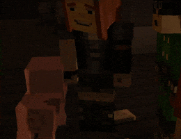 Happy Minecraft Story Mode GIF
