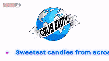 GrubExotic drinks candy chips soda GIF