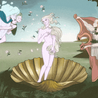 The Birth Of Venus Art GIF by Destripando la Historia