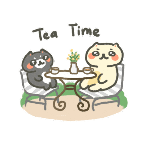 Tea Time Relax Sticker