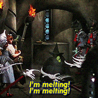 wicked witch melting gif