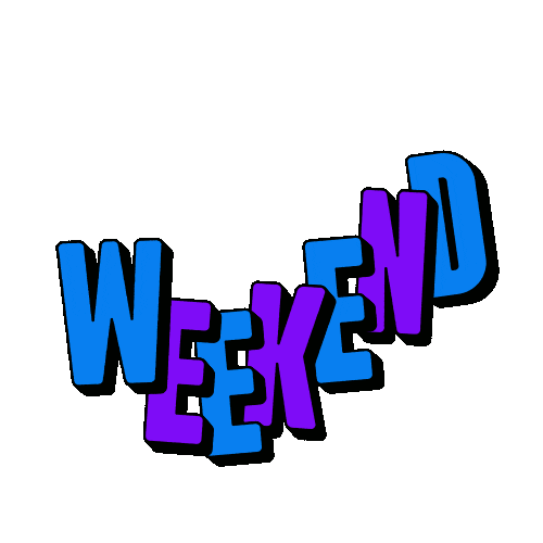 Weekend Days Sticker