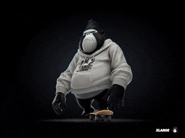 Skating Digital Art GIF