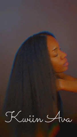 Long Hair Afro GIF by Kwiin Ava